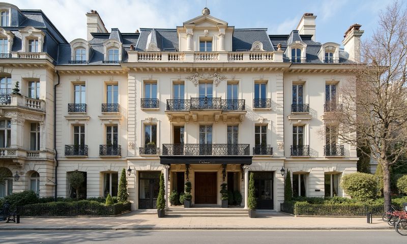 Vue extérieure de l'Hotel Machin